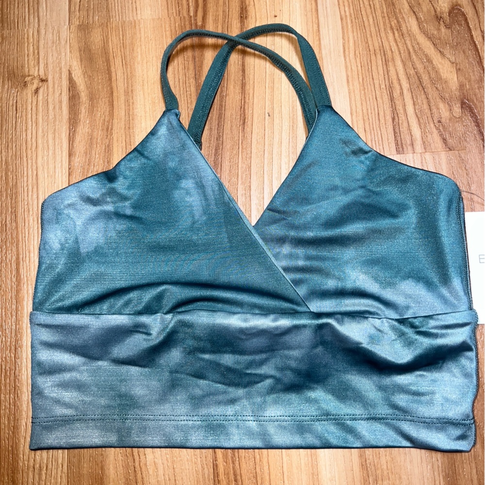 Beyond Yoga Lux Meadow Sage Smoke Cropped Tank